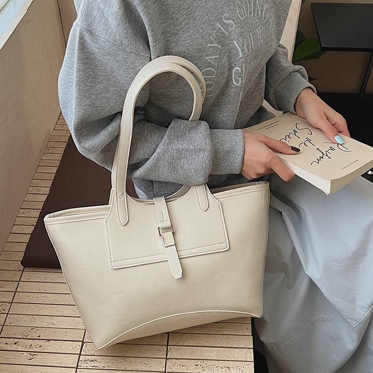 Simple tote bag women's versatile shoulder bag
