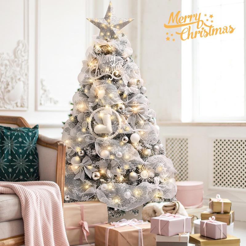 2026 New Style Large Decorative Christmas Tree - Ins Style, White Package