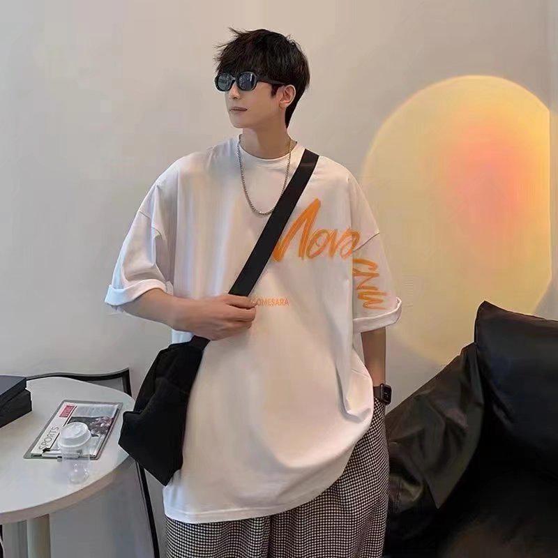 Summer Men’s Trendy Loose Fit Short-Sleeve T-Shirt