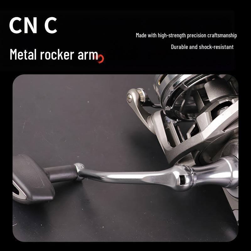 Long Cast Big Game Spinning Reel with Metal Spool & Zero Gap Anchor Rod Fishing Reel