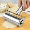 Double Head Rolling Pin Non-stick Dough Pastry Roller Noodles Pizza Pies Baking Tools Stainless Steel Kitchen Dumplings Machine