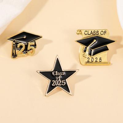 Broche chapeau de célibataire Yousheng, alliage léger et durable, épingle symbolique d'amitié, surface lisse, badge de costume et de manteau