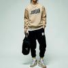 Jordan Felpa Sportiva Casual con Stampa Logo Alfabetico Uomo Top Giallo Deserto DV7589-277