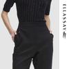 ELLASSAY Women's EWF351K00200 Classic Straight Fit Cropped Pants