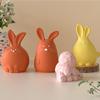 Hase Silikonform 3D Geometrische Facette Silikon Thanksgiving Heimdeko Hasenförmige Form für Feiertagsparty Büros Heimzimmer