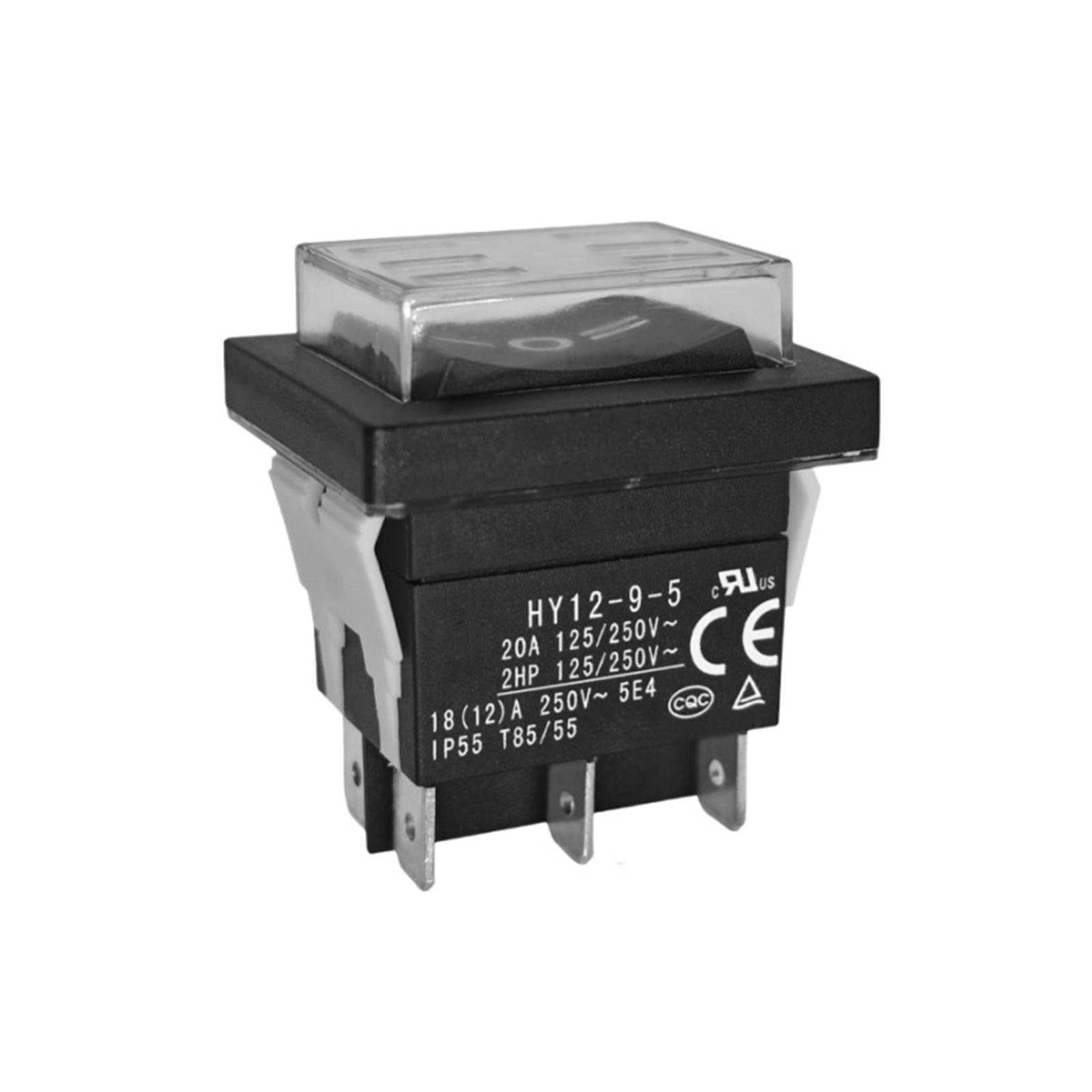 

Waterproof Toggle Power Switches 20A 6 Pin Electrical Switches Versatile Power Switches for Safe Stable Machine Operate
