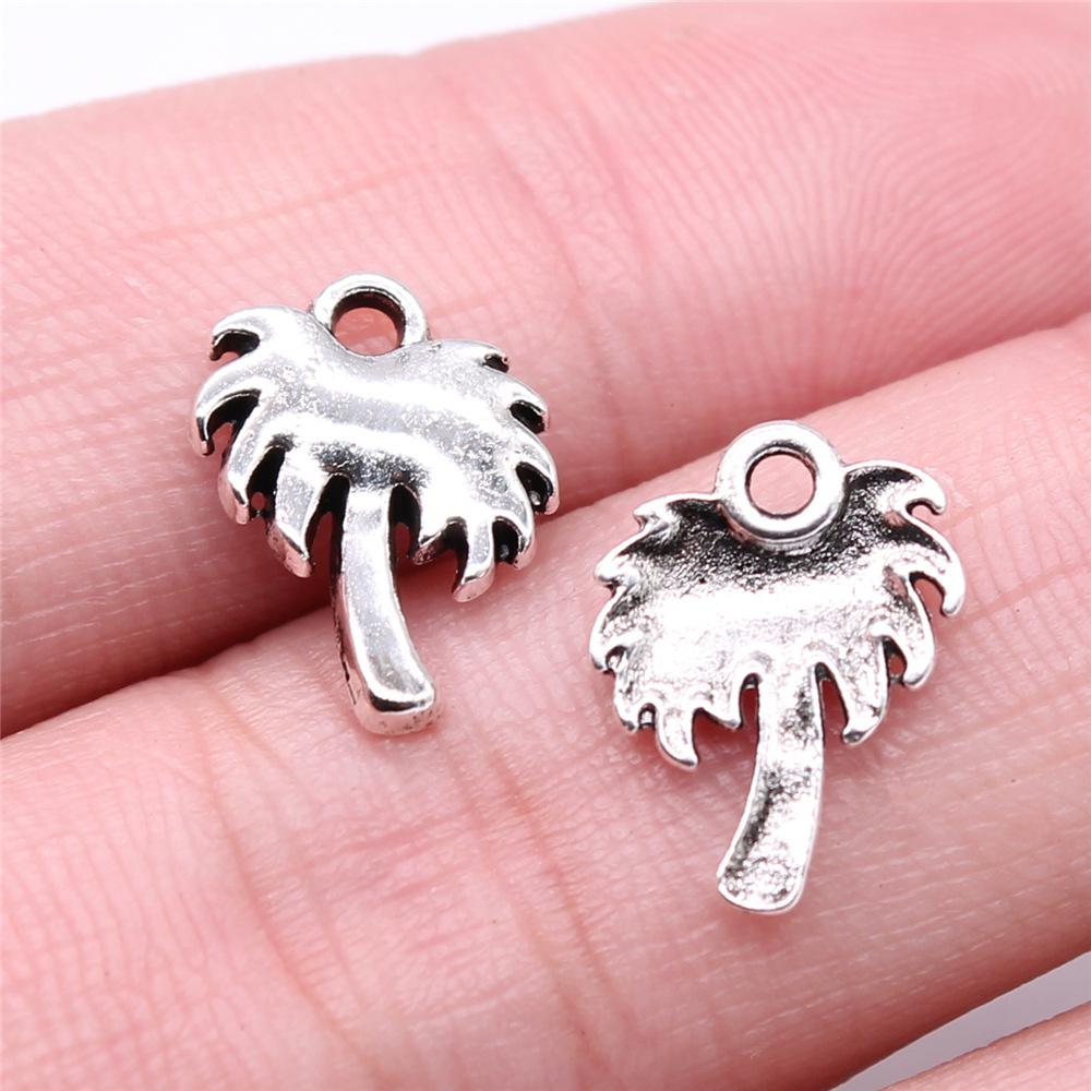 10pcs Coconut Tree Palm Tree Charms Pendants Making DIY Handmade Findings DIY Handmade Craft