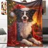 1Pc Cartoon Print Flannel Blanket, High Quality Comfortable for All Seasons, Home Decor, Warmth and Comfort, Perfect for Christmas Birthday Gift