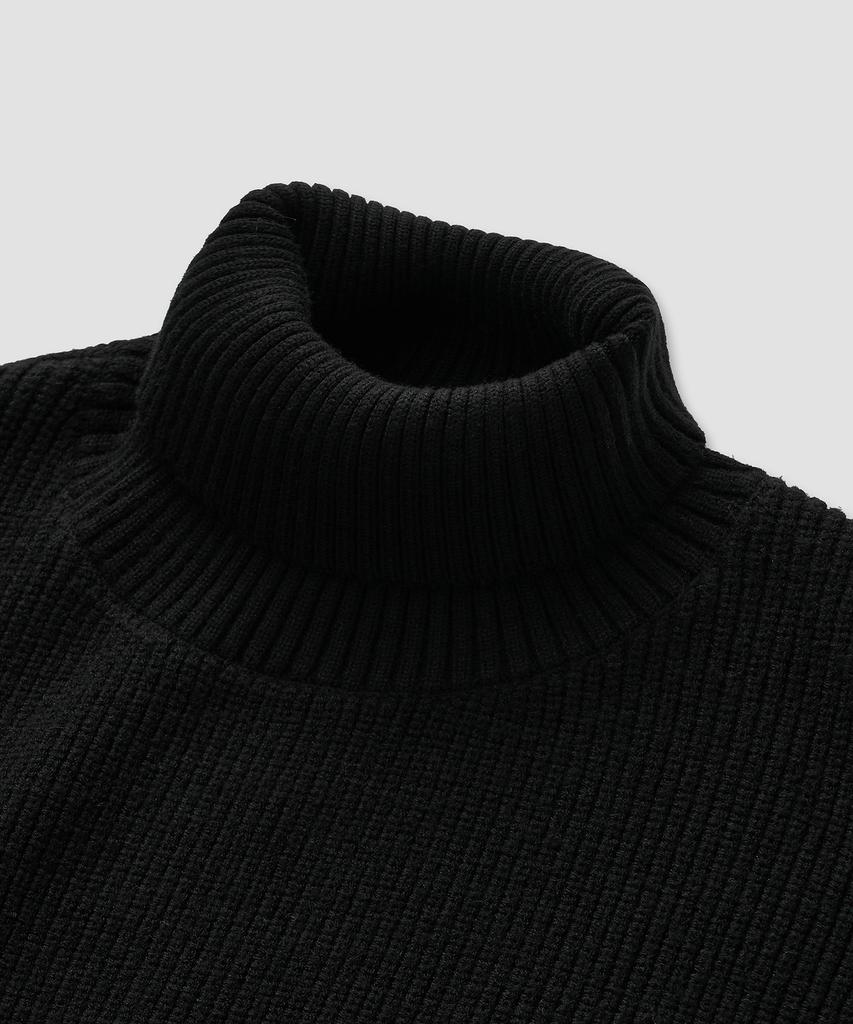 Pilpeu Classic Roll-Neck Knit 31(Black)