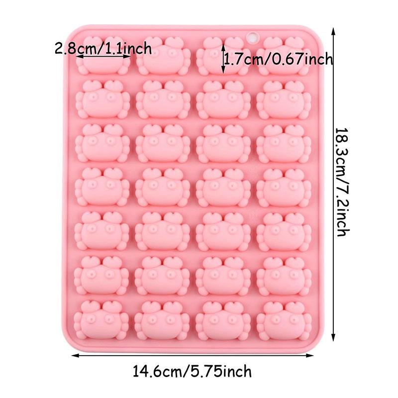 

3D Crab Candy Silicone Mold Cartoon Animal Gummy Jelly Pudding Chocolate Ice Cube Tray Soap Cake Decoration Cupcake Topper Tools