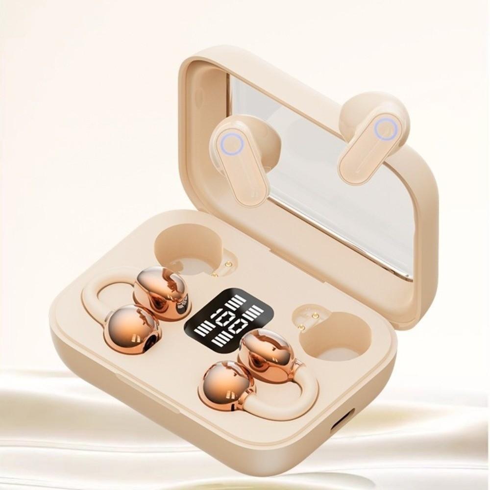 Long Range Wireless Earbuds Noise Reduction Ear Clip Earphones Open Ear Headset Fitness