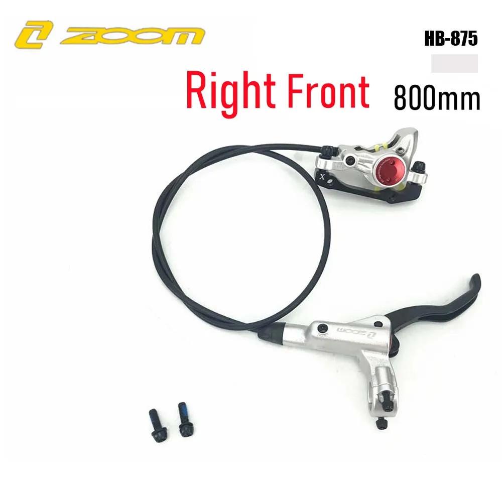 ZOOM HB875 MTB Bike Hydraulic Disc Brake Set 800/1400mm Left Front/Right Rear Mountain Bicycle Oil Pressure