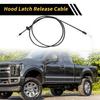 1 Pcs Hood Latch Release Cable for Ford F-250 F-350 F-450 Super Duty 2011-2016 Front Hood Release Cable Hood Lock Control Cable No.BC3Z16916A Black