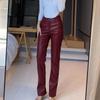 Leggings Donna 2024 in Pelle PU ad Alta Elasticità - Moda Europea e Americana