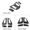 For NISSAN 370Z Z34 2009-2020 Carbon Fiber/Black Car Outer Door Handle Protective Cover Trim Stickers Exterior Accessories