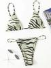 Bikini Zebra Sexy 2026 Costume da Bagno Donna Costumi da Bagno Femminili Set Bikini Mini Perizoma da Donna Costumi da Bagno Estivi per Nuoto Costume da Bagno