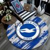 Brighton2 Round Area Rug,Carpet Rug for Living Room Bedroom Sofa Playroom Decor,Non-slip Floor Mat