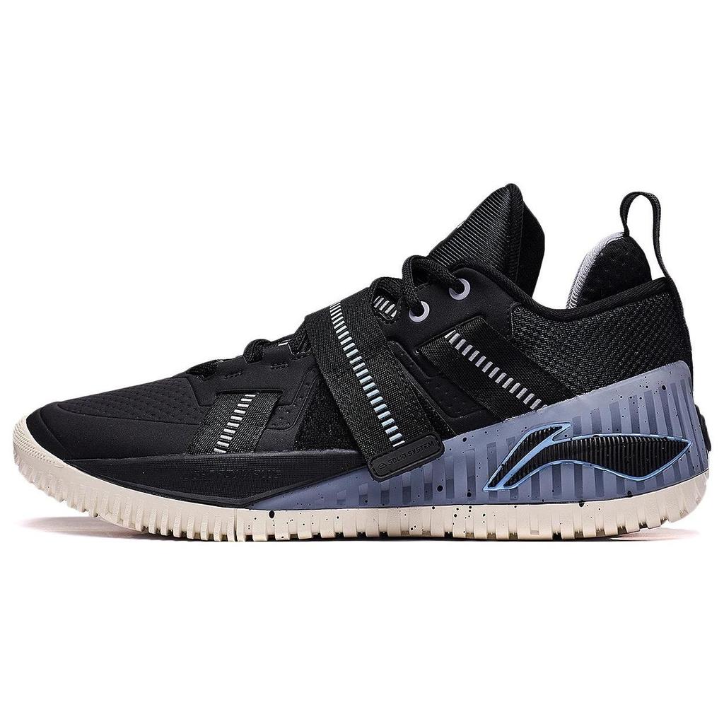 Li Ning Fury Comfortable Versatile Rebound Low-Top Basketball Shoes Men sneakers Black ABFT027-4