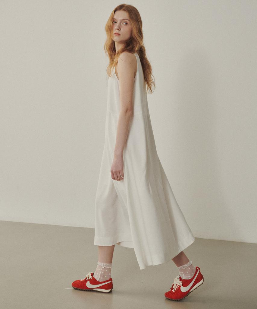 Melly And Rose Flare Long Dress (315300)_White