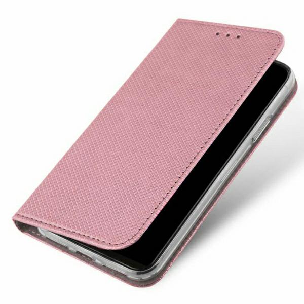Etui Smart Magnet Book Do Galaxy M53 Różowo Złote