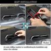 Exterior Engine Hood Hinge Cover Trim For Jeep Wrangler JL JT 2018+ Carbon Fiber
