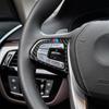 Carbon Fiber Steering Wheel Button Sticker Trim Cover Car Styling For BMW 5 Series G30 X3 540li Car Interior