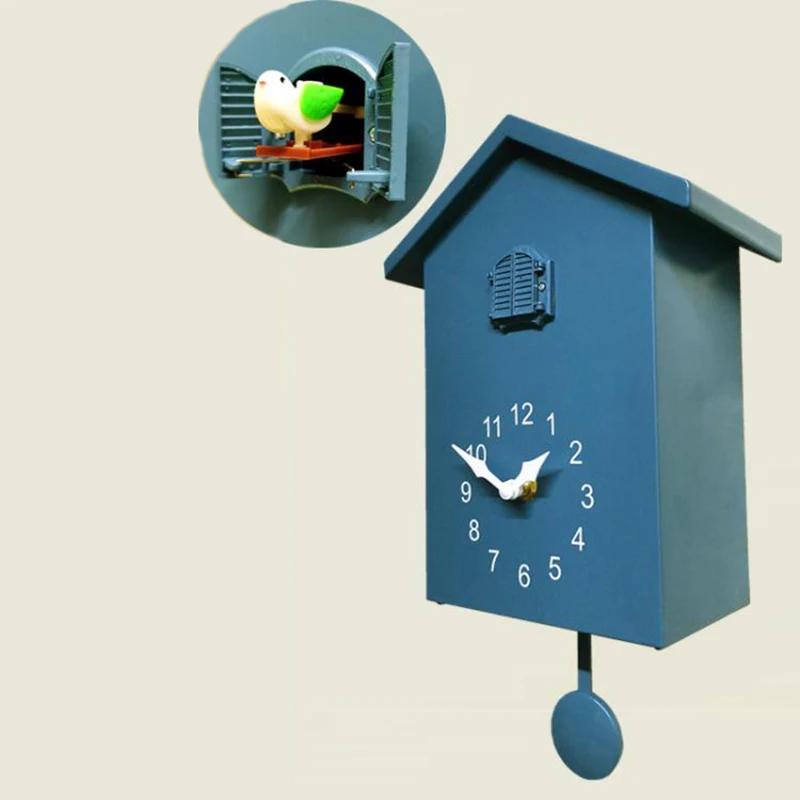 

Creative Cuckoo Clock Silent Clocks Wall Home Decor Nordic Desk Tacle Clock Wall Watches Living Room Decoration Gift Ideas 10 inch