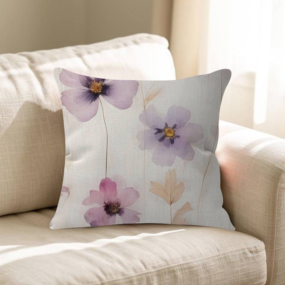 Splashing Ink Flower Pillow Anime Pillow Sofa Bed Head Pillow Cover Cushion Cover 45x45 Cm Fashion