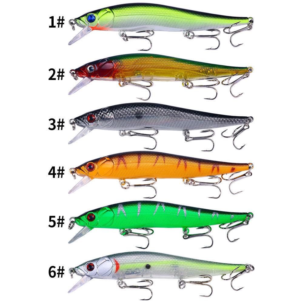 Long Cast Sinking Minnow13.6g12cmBionic Lure Freshwater and Saltwater Universal Lure New Fishing Bait