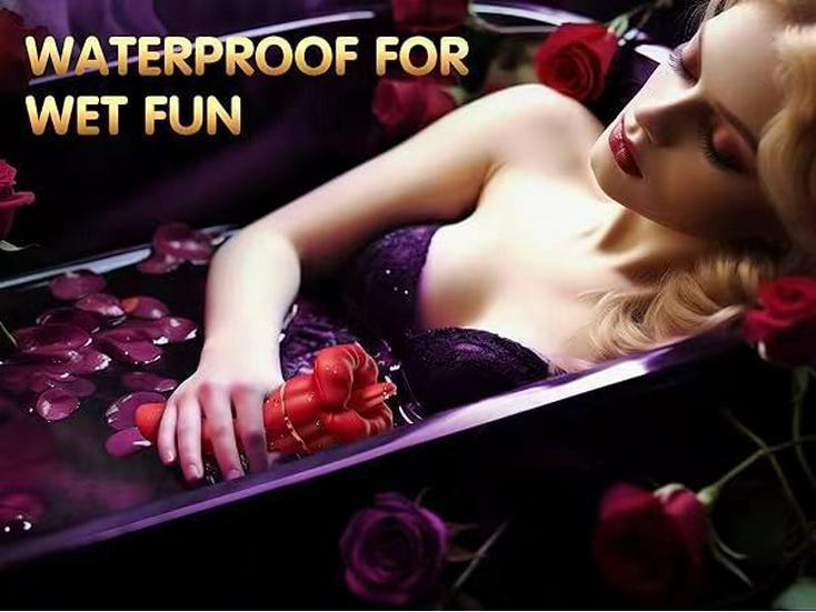 Red Lips Tongue Vibrator for Women: Clitoral & Breast Stimulation Adult Toy