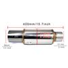 HKS Terminale Silenziatore Universale Dritto Acciaio Inossidabile Interfacce Scarico Auto 2&2.5&3 pollici Uscita 3.5 pollici Fine