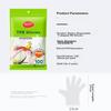 MARYYA Disposable Food Grade Gloves, 100 Pieces, Upgraded Thickened PE Plastic Kitchen And Dough Gloves