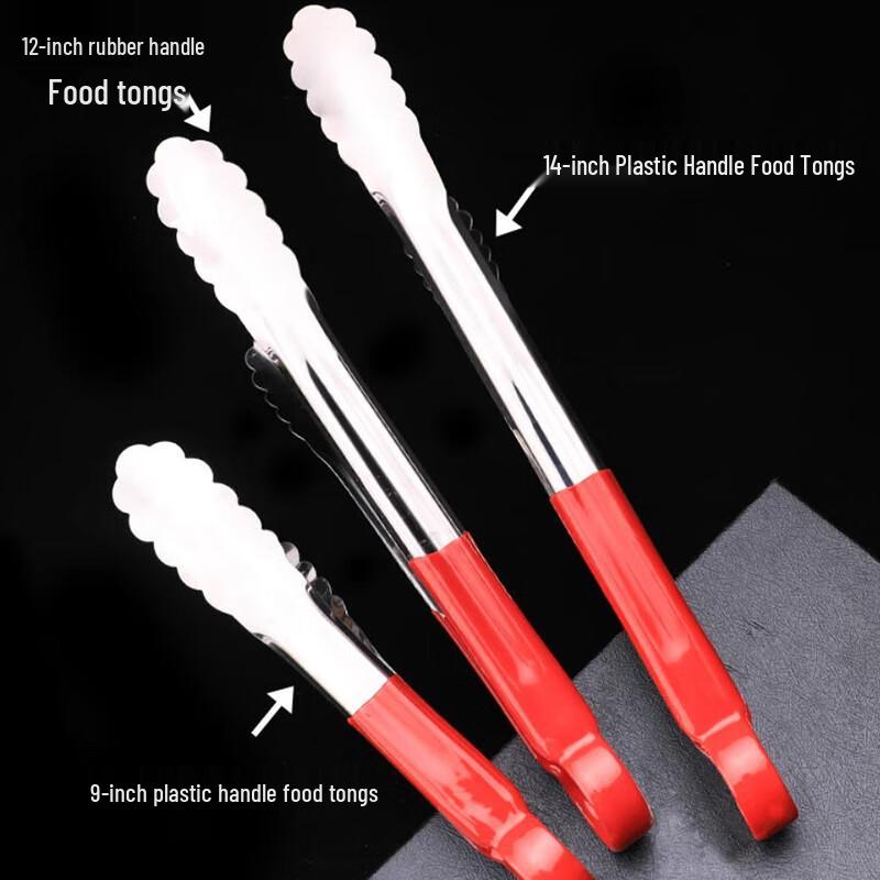 Shengbilai Förtjockade Matpincetter i Rostfritt Stål