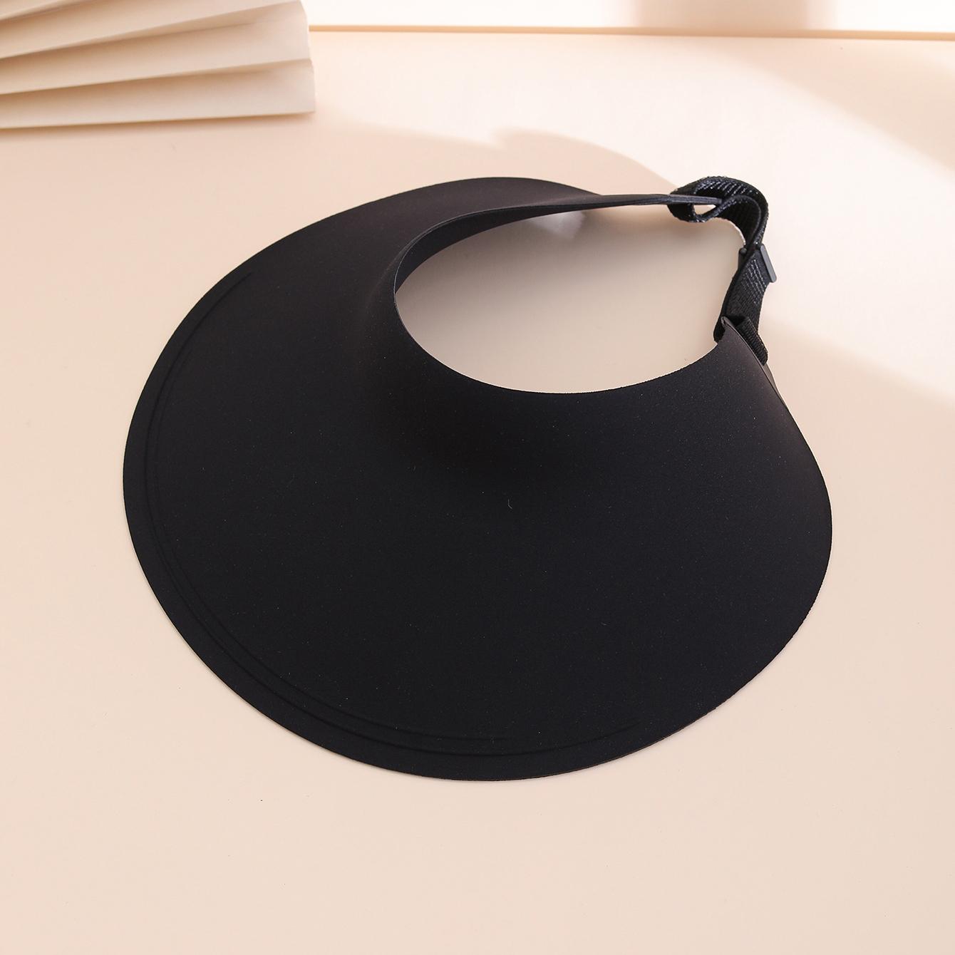 

Solid color, seamless, storable, versatile, open-top sun hat for spring and summer outdoor outings and daily leisure One Size