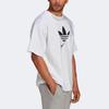 Adidas Originals Adicolor Tricot Interlock Bold T Logo Short Sleeve T-Shirt Men White Black HG1439