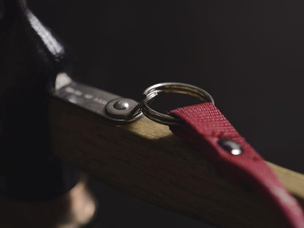 Snow Peak PRO.S N-002 Peg Hammer with Belt for Tent and Tarp Pitching, Outdoor Camping