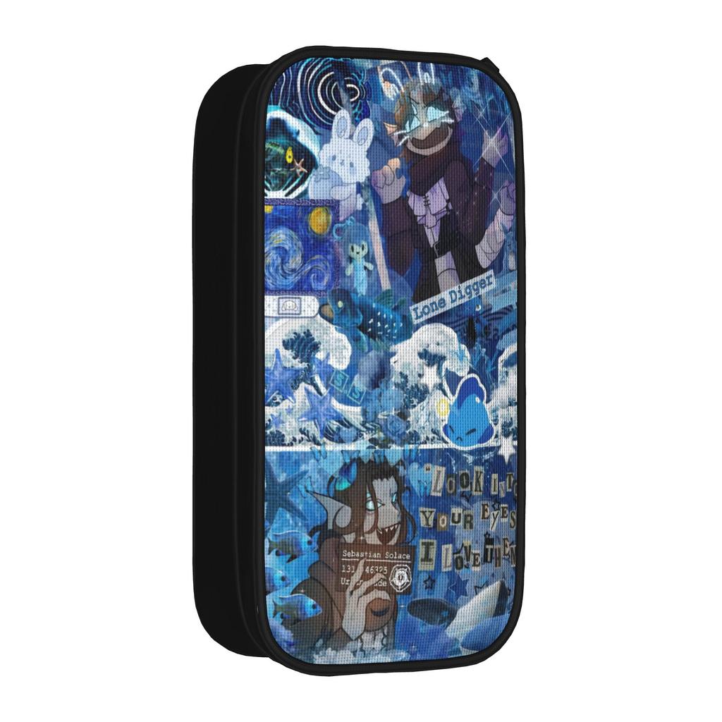 Creative Sebastian Solace Pencil Cases Pencilcases Pen Box for Girl Boy Large Storage Bags School Supplies Cosmetic Stationery