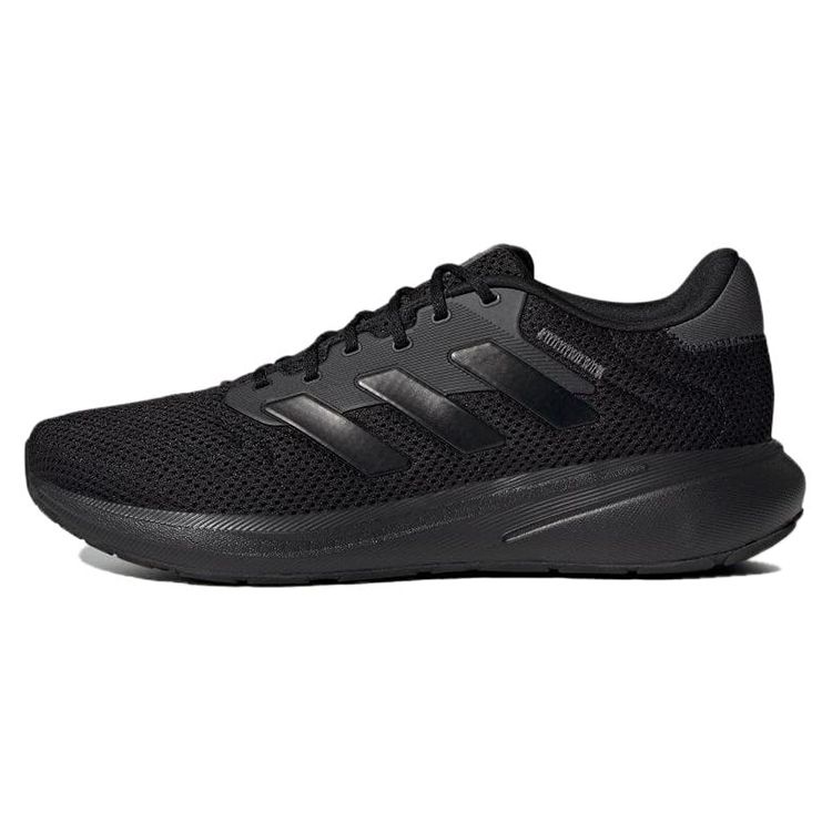 Adidas Response Soft Comfortable Mesh Non-Slip Wear-Resistant Breathable Low-Top Casual Running Shoes Unisex Sneakers Black IG0736