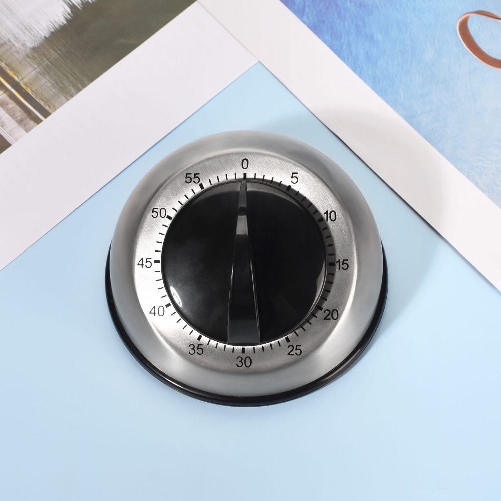Mechanical Wind Up Cooking Baking Timer Black Time Reminder Countdown Timer  Kitchen