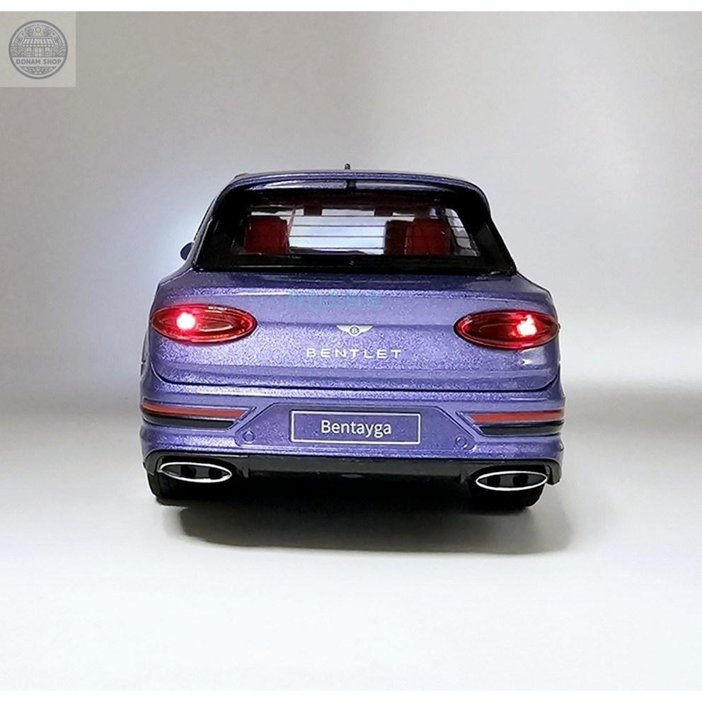 Bentley Bentayga SUV Diecast Model 1:24 Scale, Purple