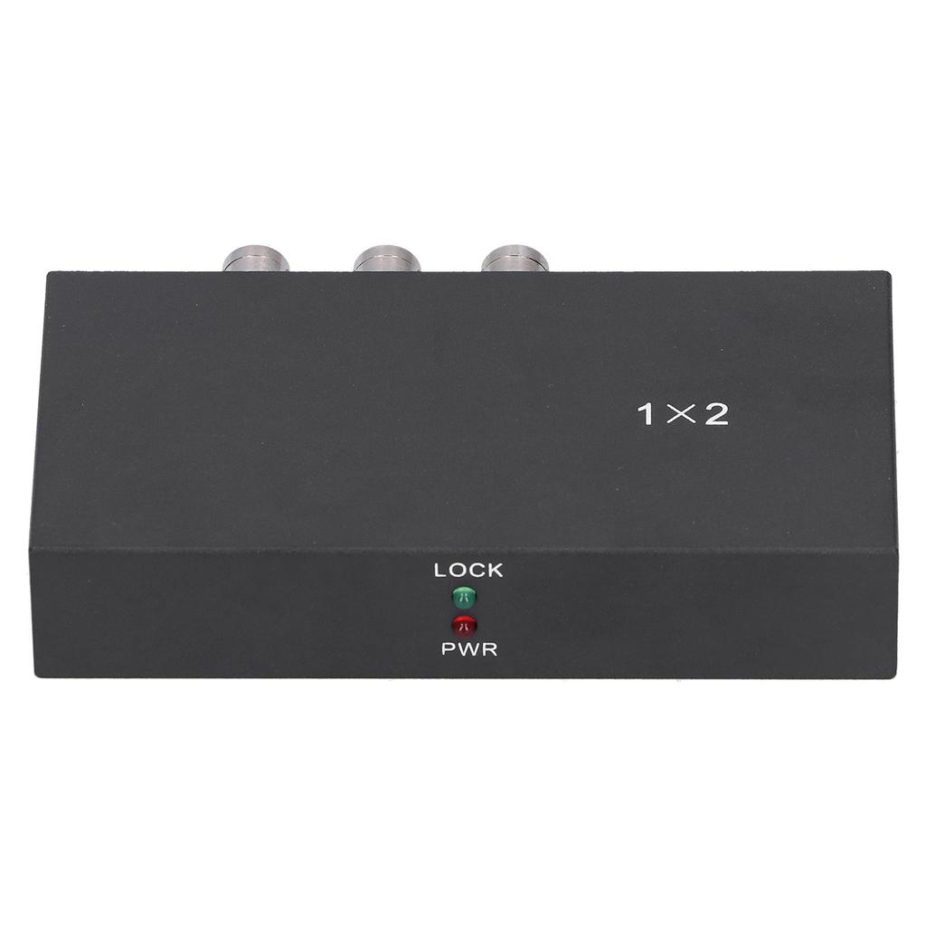 SDI Splitter Distributor Adapter 1 In 2 Out 1080P Support SDHD3GSDI with LED Indicator