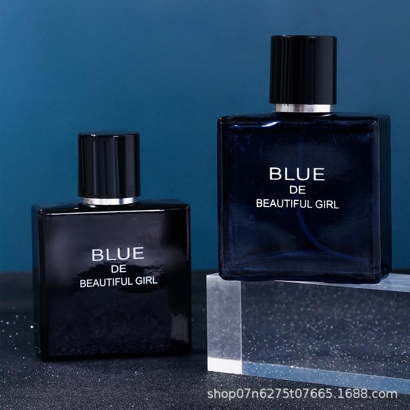 Cologne Pretty Girl Azure Men's Perfume Lasting Light Fragrance Fresh Ocean Woody