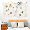 Mediterranean Style Cotton Rope Decorative Fishing Net with Shells for Wall Decor