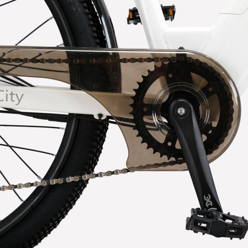 Cysum X-city Dreamy Purple Women's Urban Commuting E-Bike With TowSeat 48V10.4Ah Battery 250W Electric Bicycle 26 ‘’ Road Tires Outdoor  Electric Bike