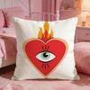 ArtGraffiti HeartS Cushion Cover Premium Comfort Reversible Pillow Cove Two in One Design for Any Room  Car Interior