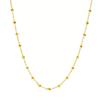 Gold-Plated Disco Bead Necklace: Stylish, Luxurious Gift for Her