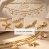 Boho Sexy Fashion Layered Tassel Starfish Shell Waist Belly Chain For Women Summer Beach Rice Beads Body Chain Charm Jewelry
