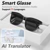 Smart Glasses AI Intelligent Translation Wireless Bluetooth Glasses  Auto Voice Translation Audio Glasses Support 75 Languages