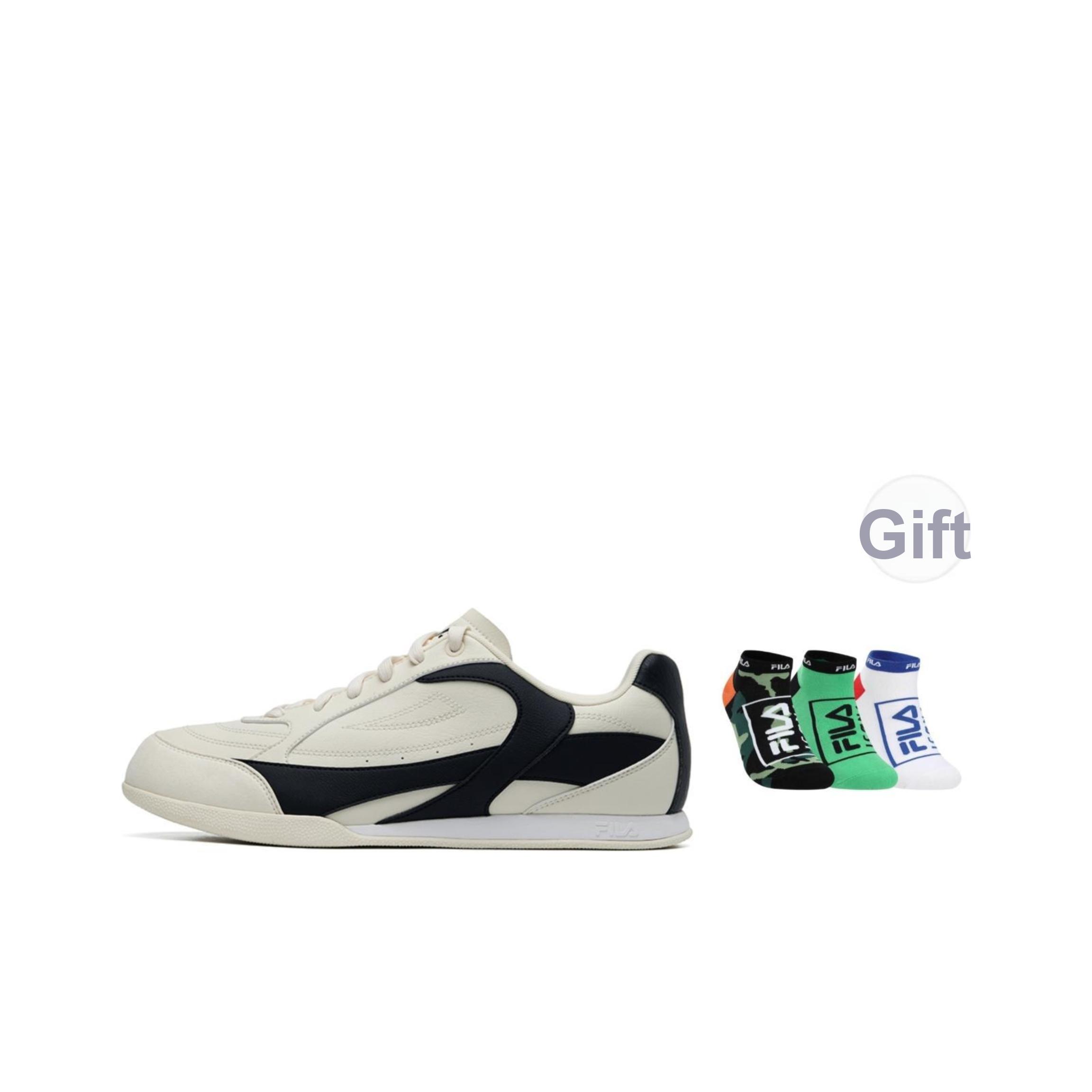 

New FILA SERENO Snow Rhythm Lightweight Low top Casual Shoes Men s White Black F12M532170FAB 44