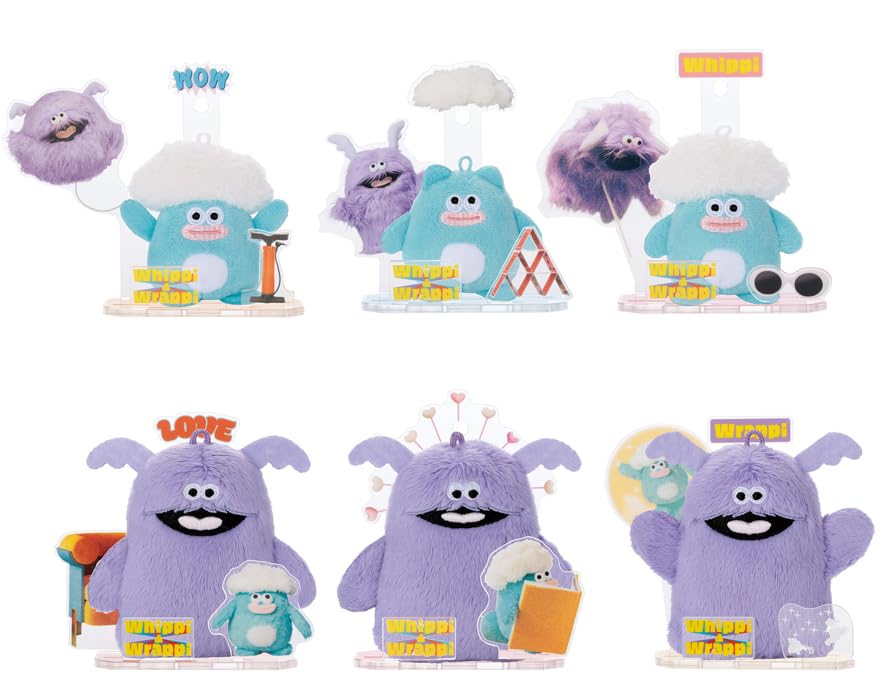 SEGA FAVE Akunui Collection Whippy Rappi 1BOX types in & (6 total) фиолетовый